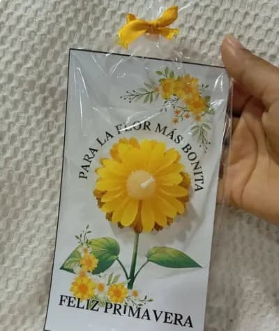 Velas con diseño personalizado